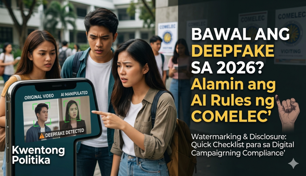 COMELEC AI disclosure rules