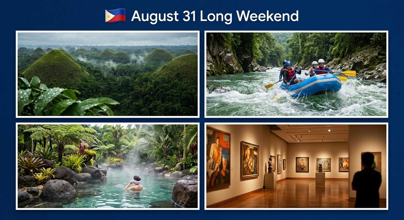 Saan Magpunta sa August 31 Long Weekend? Rainy Season Edition